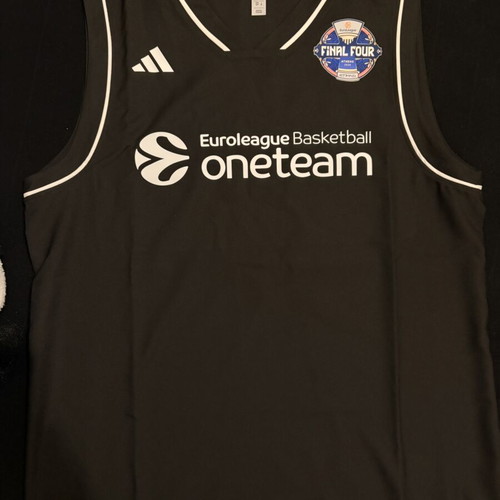 Adidas Game Elite basketball jersey, small, black/white