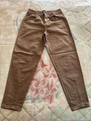 Cargo women's pants camel like new, sizes S/M