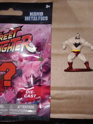 Zangief Street Fighter Jada Nano Metalfigs DieCast figure like new