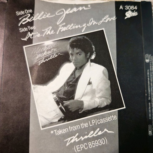 Michael Jackson Billie Jean βινύλιο 7 μεταχειρισμένο, σε καλή κατάσταση