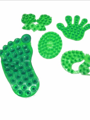 Anti-slip surface double-sided with suction cups green new