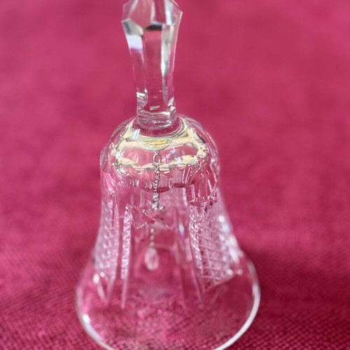 Crystal vintage bell like new, height 13cm
