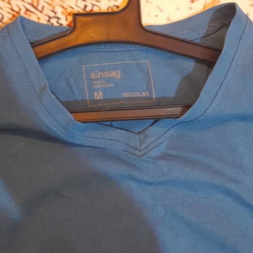 Sinsay long sleeve blouse used, size M, blue