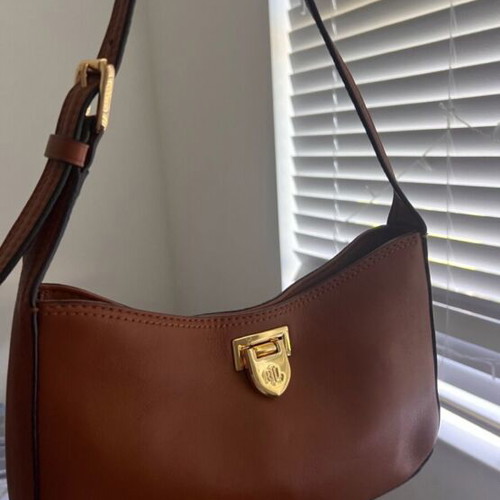 Ralph Lauren brown shoulder bag like new