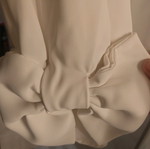 Zara shirt with bows on sleeves, slim fit, like new