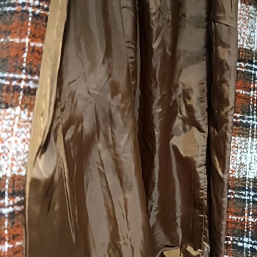 Pink Woman plaid women's coat like new, mid-length