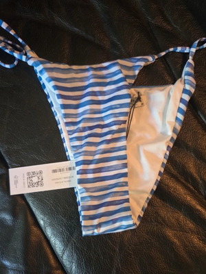 Vassia Kostara Aegean swimsuit, M, white and blue