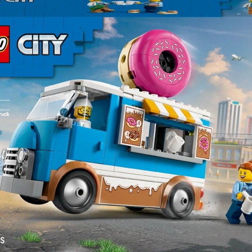 Lego City Donut Truck 60452 like new creative building set