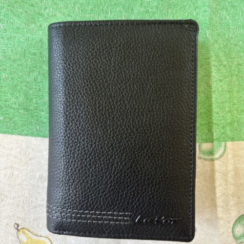 Lavor men's leather wallet new, black