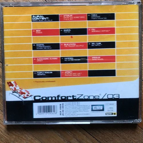 Comfort Zone Volume 03 CD used, trip-hop and downtempo collection