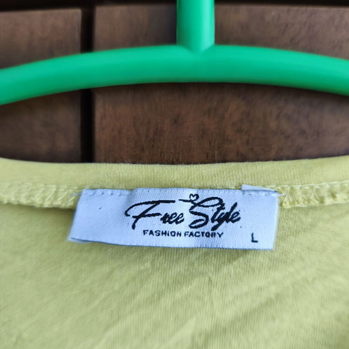 Freestyle women's blouse new, size L, yellow