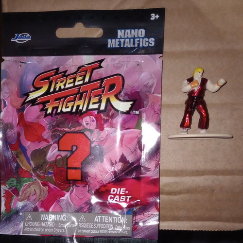 Ken Street Fighter Jada Nano Metalfigs DieCast figure like new