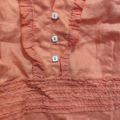 Marks & Spencer sleeveless blouse like new, orange, size M