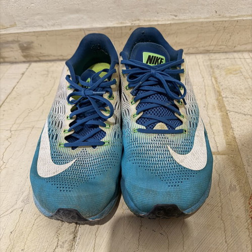 Nike Zoom Elite 9 running shoes used, size 46, blue