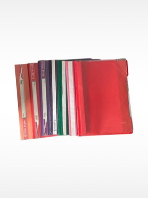A4 folders with metal used, set of 7 pieces