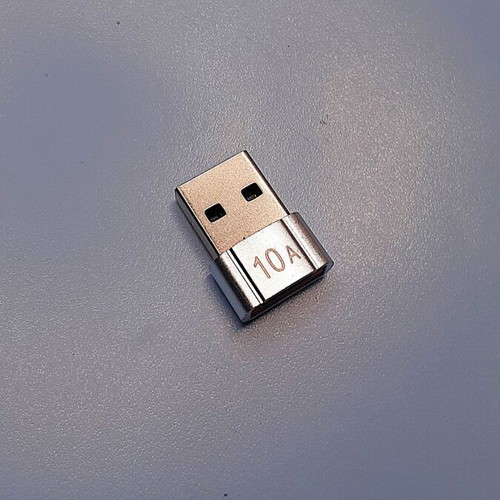USB-C Female to USB-A Male Adapter like new, silver