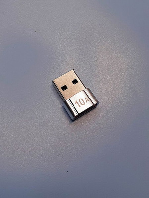 Αντάπτορας USB-C θηλυκό σε USB-A αρσενικό σαν καινούργιο, ασημί