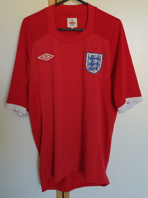 England Away Jersey 2010 used, authentic Umbro small