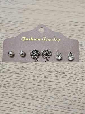 Earring set new, 3 pairs together