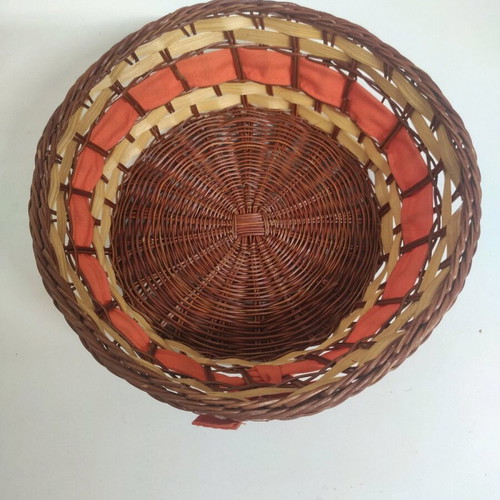 Set of table wicker baskets new, pack of 3 pieces