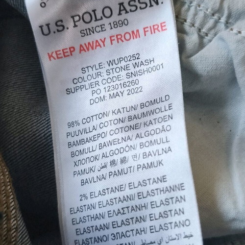 U.S. Polo Assn. women's denim jeans size 28 skinny fit stone wash like new