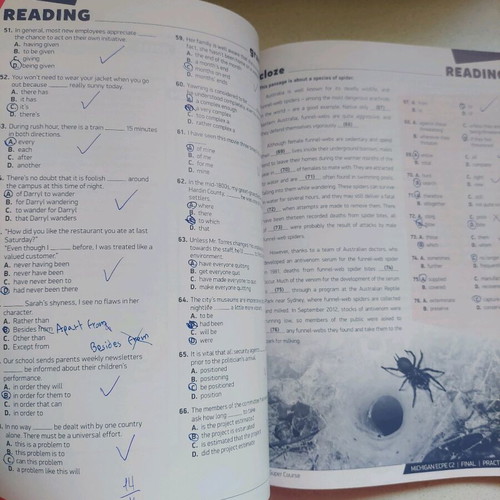 Michigan ECPE C2 book used for proficiency
