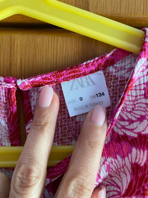 Zara jumpsuit used for 9-year-old girl