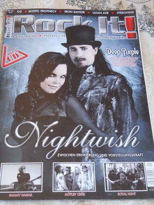 Rock It! issue 67 Jan-Feb 2012 German hard rock metal magazine used without CD