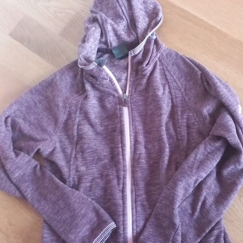 Mc Klinley pink melange fleece jacket 8 years 128-134, like new