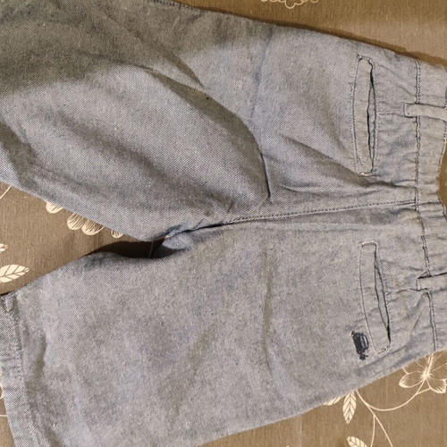 Bermuda shorts like new for boys 5-6 years, blue and gray