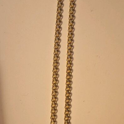 XDX pendant like new, gold plated silver
