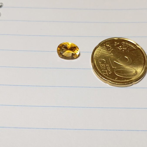 Citrine oval new 7#9