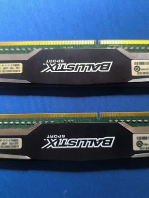 Crucial Ballistix Sport 16GB DDR3 1600MHz CL9 kit σαν καινούργιο
