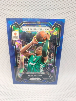 2023-24 Euroleague Prizm Mike Batiste Blue Ice Card like new