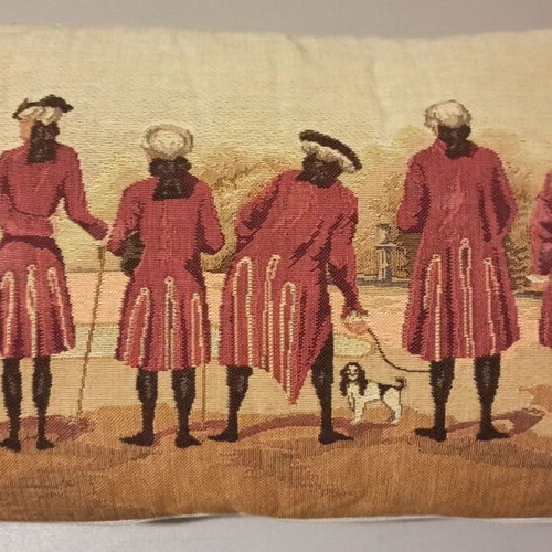 Decorative pillows from Belgian tapestry like new, set of 2