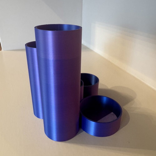 Pen holder with chameleon color effect, new, 3D printed