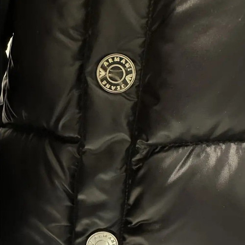 Armani Jeans jacket XXL new, black with goose and duck feather lining