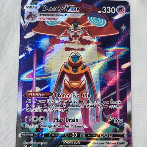 Deoxys Vmax Pokemon card