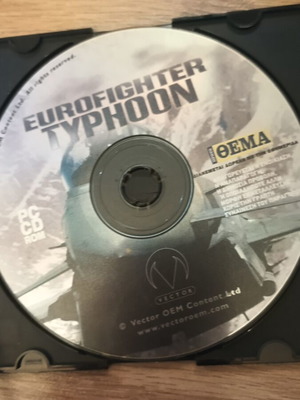 Eurofighter Typhoon video game used, PC action shooting
