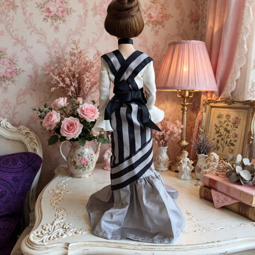 Eliza Doolittle porcelain doll from My Fair Lady, Theoni Aldredge Collection
