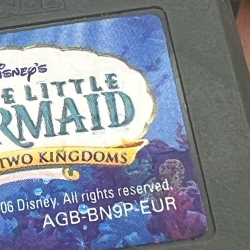 Disney's The Little Mermaid Magic in Two Kingdoms Game Boy Advance like new