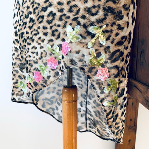 Vintage Veloudakis dress like new, asymmetric design
