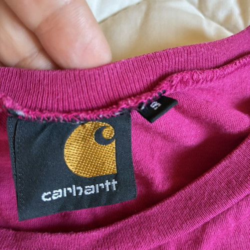 Carhartt Wip Magenta Pink Graphic T-Shirt Size S Like New