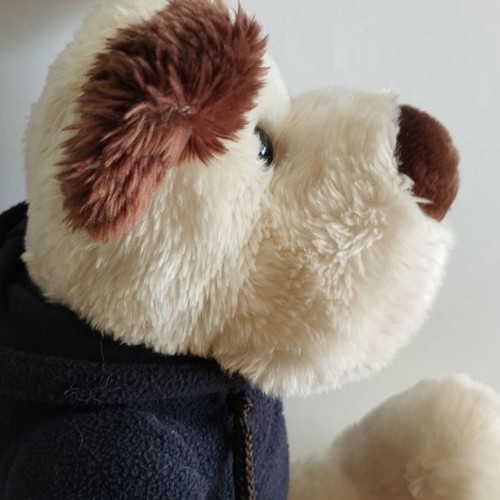 Animal hand puppets used, pack of 3, 32-38 cm