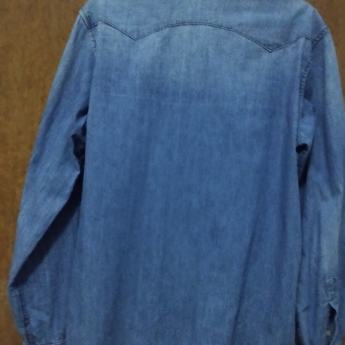 Replay M4860 Western Shirt XL like new, blue denim