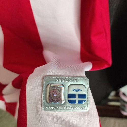Olympiacos 2004-2005 football jersey, authentic, new with tags