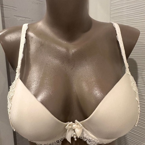 Lise Charmel Antigel bra with Swarovski crystals new, beige EU75A