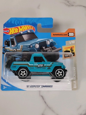 Hot Wheels '67 Jeepster Commando Blue like new
