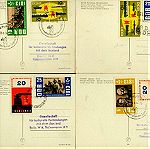  C008 Γραμματόσημα-καρτποσταλ - Εκτεταμένη συλλογή 50++ δελτάρια & ταχ.καρτποστάλ από διάφορες χώρες