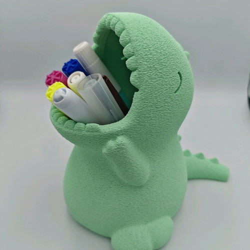 Dinosaur Pencil Holder new, fits 12 thick markers comfortably